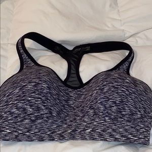 LULULEMON BLACK/WHITE SPORTS BRA
